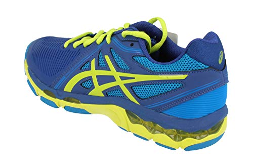 ASICS Gel-Netburner Ballistic Mens Trainers B507Y Sneakers Shoes (UK 7 US 8 EU 41.5, Green Blue 4977)