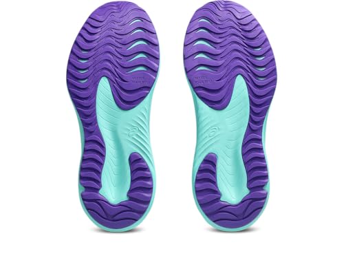 ASICS Kid's Gel-Noosa TRI 16 GS Running Shoes, 5.5, Illuminate Mint/Radiant Amethyst