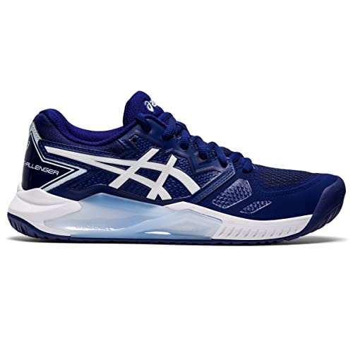 ASICS Women's Gel-Challenger 13 Tennis Shoes, 10.5, Dive Blue/Soft Sky