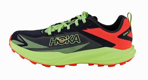 Hoka Men's Zinal 3 Sneaker, Squid Ink/Neon Yuzu, 10.5