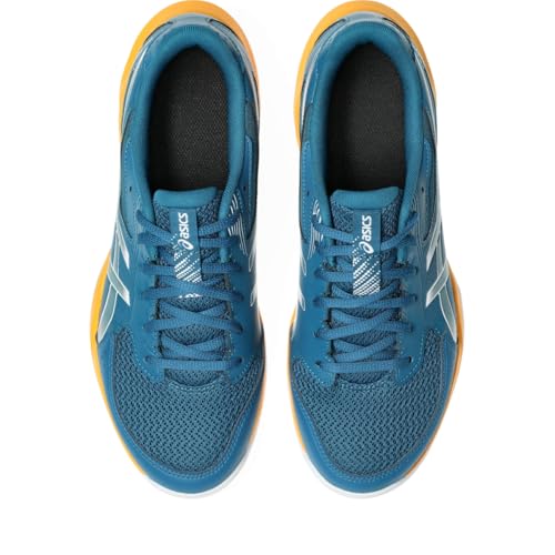 ASICS Men's Gel-Rocket 12 Volleyball Shoes, 10.5, Dark Teal/YAMABUKI