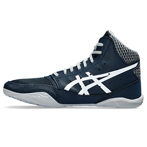 ASICS Kid's Snapdown 3 Grade School Wrestling Shoes, 5, French Blue/White