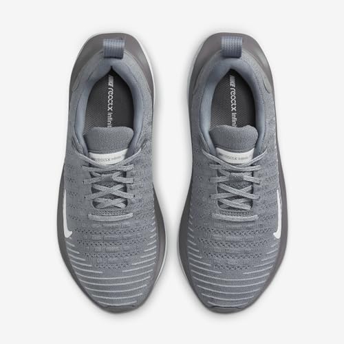 Nike InfinityRN 4 (Team) Women's Road Running Shoes (FJ1222-008, Cool Grey/Gunsmoke/White) Size 12