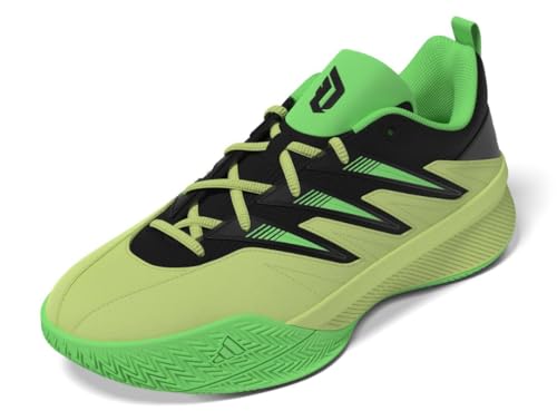 Adidas Unisex-Adult Dame Certified 3 Basketball, Pulse Lime/Black/Screaming Green, 9