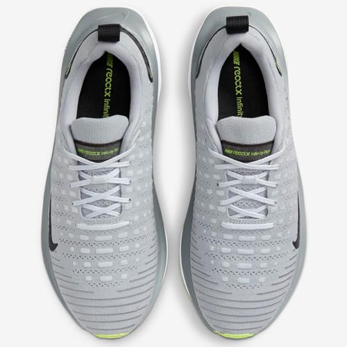 Nike InfinityRN 4 Men's Road Running Shoes (DR2665-002, Wolf Grey/Pure Platinum/Cool Grey/Black) Size 7.5