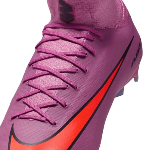 Nike Mens Mercurial Superfly 10 Club High Top Firm Ground Football Boots, Magic Flamingo Black Total Crimson, 9