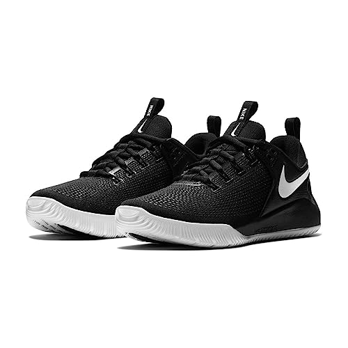 Nike Women's Zoom HyperAce 2 Volleyball Shoes (9, Black/White)