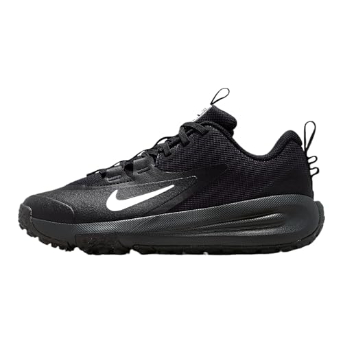 Nike Cross Turf Big Kids' Shoes (Black/White) Size 6