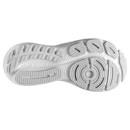 Brooks Men’s Glycerin 21 Neutral Running Shoe - White/White/Grey - 9 Medium