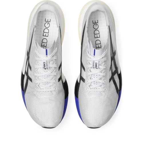 ASICS Unisex METASPEED Edge Tokyo Running Shoes, 11M / 12.5W, White/Cobalt Burst