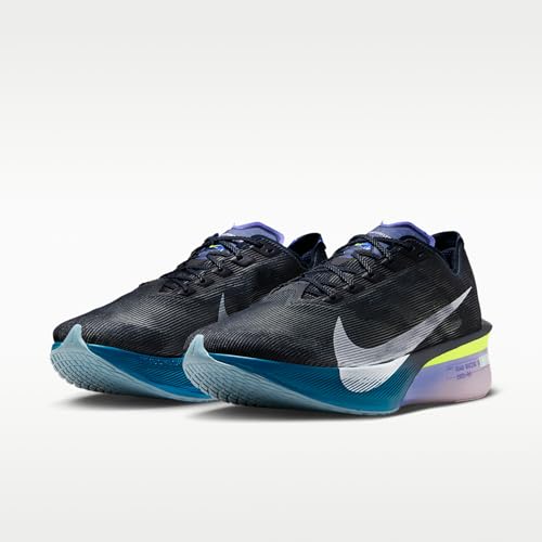 Nike Vaporfly 4 Men's Road Racing Shoes (Obsidian/Persian Violet/Green Abyss/White) Size 12