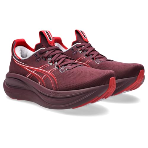 ASICS Women's Gel-Nimbus 28 Running Shoes, 9, BENIIMO Purple/Speed RED