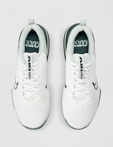 Nike Men's Air Max Alpha Trainer 6 Workout Shoes, Summit White/Seaweed-Light Silver, 3.5