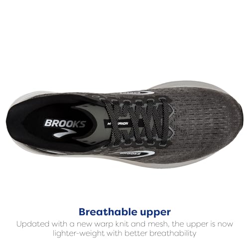Brooks Women’s Hyperion Neutral Running Shoe - Gunmetal/Black/White - 10 Medium