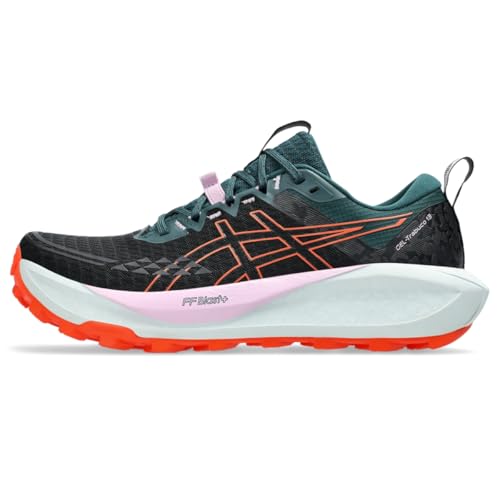 ASICS Women's Gel-Trabuco 13 Running Shoe, 8.5, Black/NOVA Orange