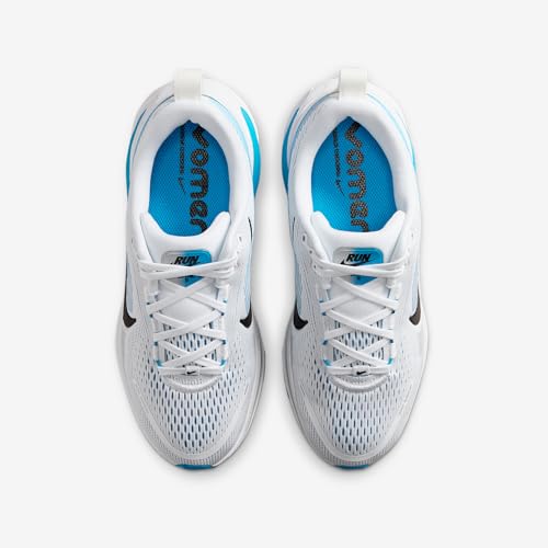 Nike Unisex Kids Vomero 18 (Little Kid/Big Kid) White/Black/Blue Hero/Pure Platinum 7 Medium Big Kid