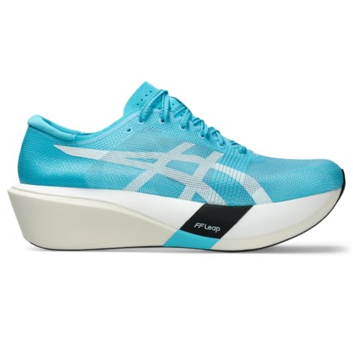 ASICS Unisex METASPEED Edge Tokyo Running, 10M / 11.5W, Aquarium/White