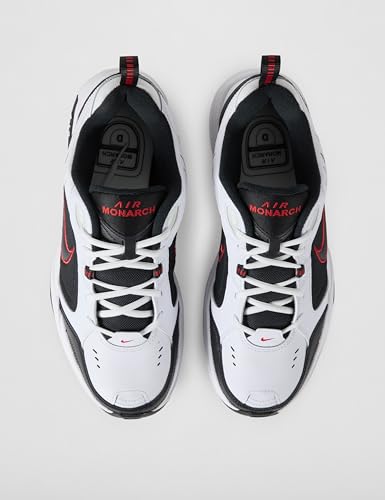 Nike Men's Air Monarch IV Training/Workout Shoes, White/Black, 10.5
