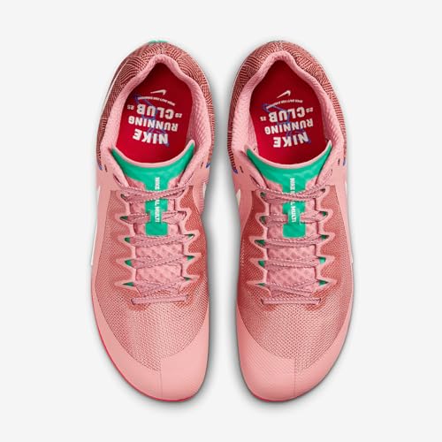 Nike Rival Multi Track & Field Multi-Event Spikes (HQ2062-600, Red Stardust/Malachite/University Red/Pale Ivory) Size 8.5