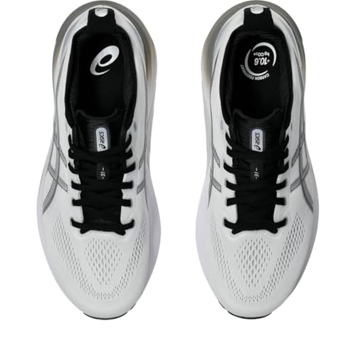 ASICS Men's Gel-Kayano 31 Running Shoes, 11, White/Piedmont Grey