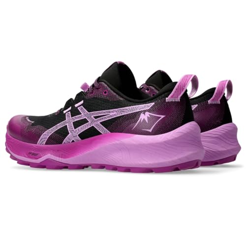 ASICS Women's Gel-Trabuco 12 Running Shoes, 6, Black/Lavender Glow