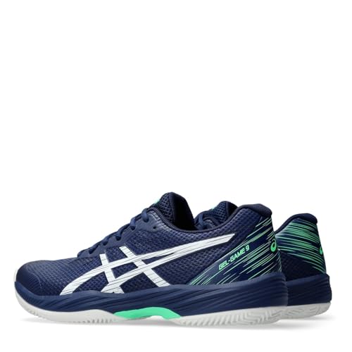 ASICS Men's Gel-Game 9 Clay/OcSneaker, Blue Expanse White, 7 US