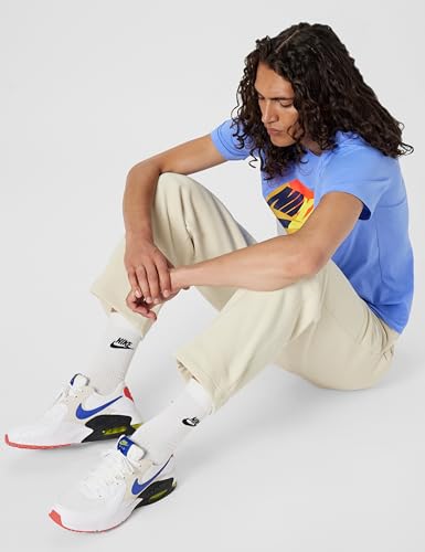 Nike Men's Air Max Excee, White/Hyper Blue-Bright Cactus-Track Red, 11