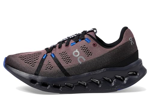 On Womens, Cloudsurfer Black/Cobalt, 6.5, Medium