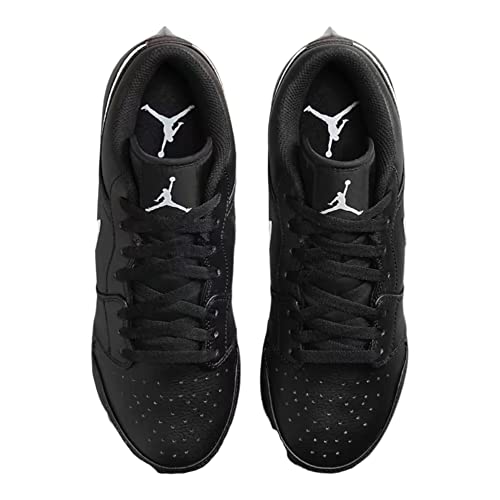 Nike Men's Low Top Trainers, Black/White/Black, 45.5 EU