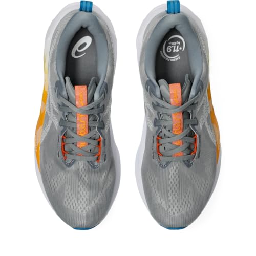 ASICS Men's NOVABLAST 5 Running Shoes, 11, Gravel/White