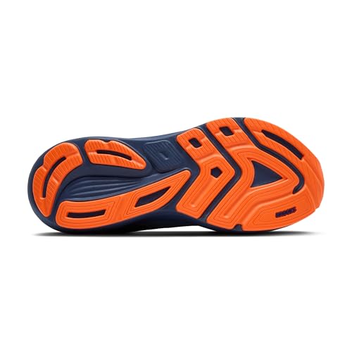 Brooks Men’s Revel 8 Neutral Running & Walking Shoe - Blue/Blue/Orange - 11 Medium