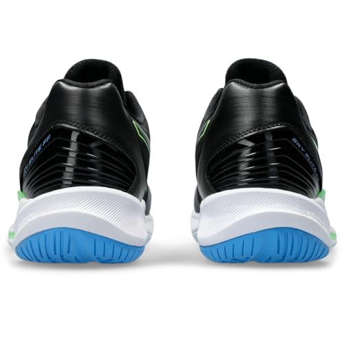 ASICS Men's Sky Elite FlyteFoam 2 Volleyball Shoes, 9, Black/Lime Burst