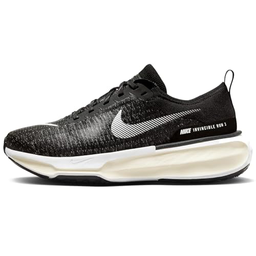 Nike Invincible 3 Men's Road Running Shoes (Extra Wide) (FN1187-001, Black/Coconut Milk/Bright Crimson) Size 8