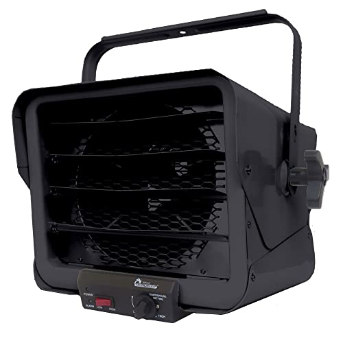 DR. INFRARED HEATER DR966 240-volt Hardwired Shop Garage Commercial Heater, 3000-watt/6000-watt, Black