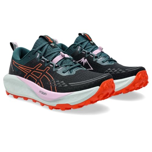 ASICS Women's Gel-Trabuco 13 Running Shoe, 8.5, Black/NOVA Orange