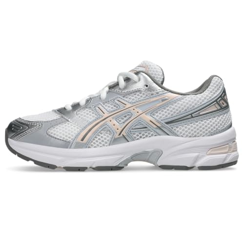 ASICS Unisex Kid's Gel-1130 Grade School (Big Kid), White/Pearl Pink, 6 Medium, Big Kid