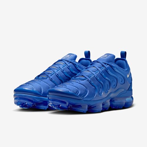 Nike Air Vapormax Plus Men's Shoes (HJ9148-480, Game Royal/Metallic Silver/White) Size 8