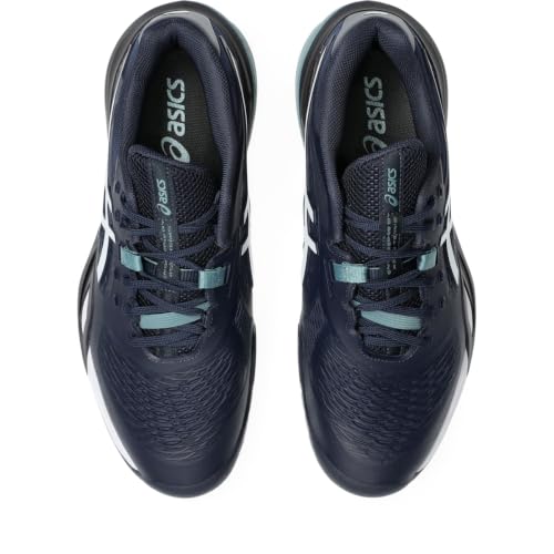ASICS Men's Gel-Resolution X Tennis Shoes, 9, Midnight/White