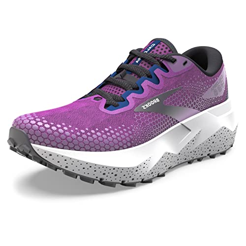 Brooks Women’s Caldera 6 Trail Running Shoe - Purple/Violet/Navy - 6 Medium