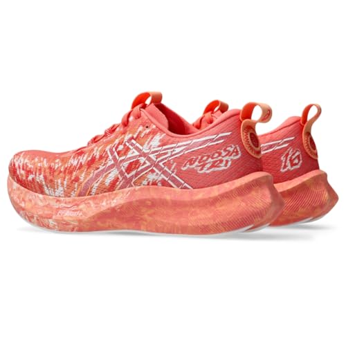 ASICS Women's Noosa TRI 16 Running Shoes, 8, Papaya/Mojave