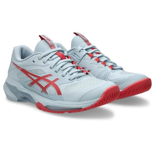 ASICS Women's Solution Speed FF 4 Tennis Shoes, 9.5, Sky/Sienna