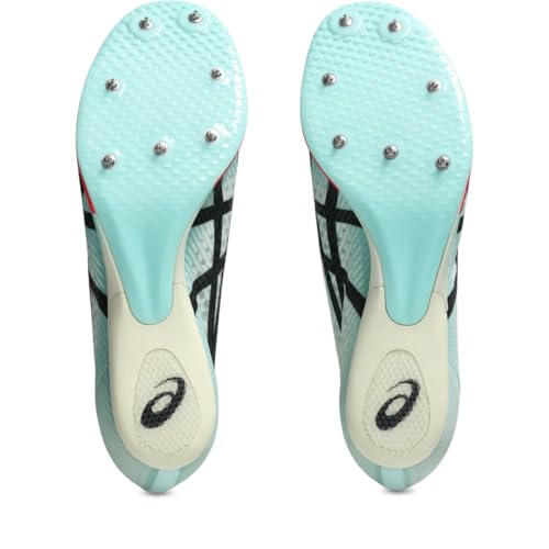 ASICS Unisex METASPEED SP Track&Field Shoes, 7M / 8.5W, Illuminate Mint/Black