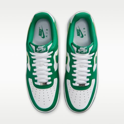 Nike Air Force 1 '07 Men's Shoes (White/White/Malachite) Size 13