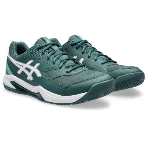 ASICS Men's Gel-Dedicate 8 Tennis Shoes, 9, Dark Neptune/White
