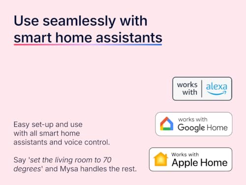 Mysa Smart Thermostat LITE for Electric Baseboard Heaters | Save Up to 26% on Heating | WiFi Programmable | 7-Day Scheduling | HomeKit, Alexa, Google | 120V-240V