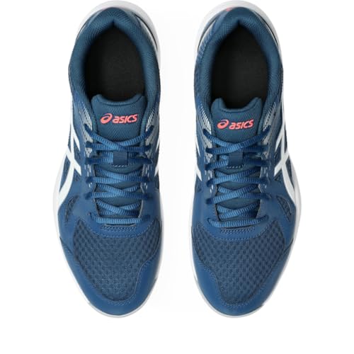 ASICS Men's Upcourt 6 Volleyball Shoes, 11.5, MAKO Blue/White