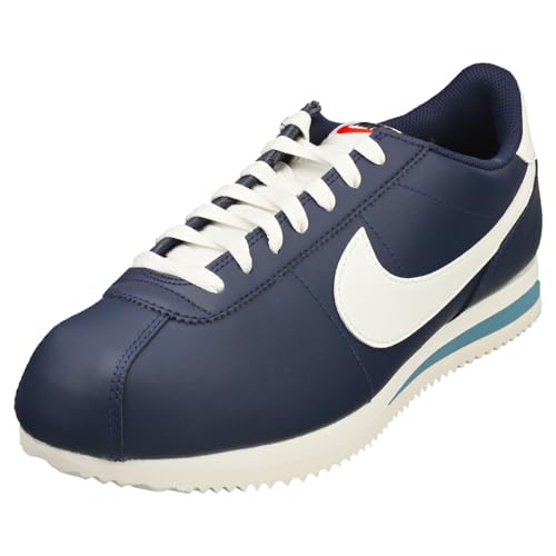 Nike Cortez, Men's Sneakers, Midnight Navy Sail Noise Aqua, 9.5