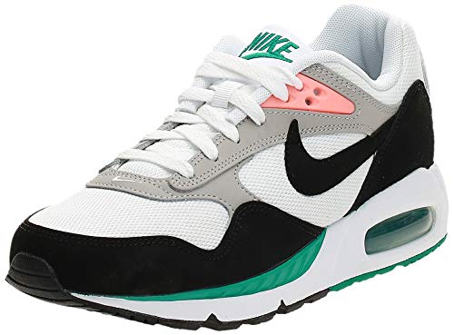 Nike Women's Air Max Correlate Running Shoes, White/Black-New Green, 9.5 M US