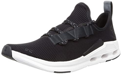 On Men's Cloudeasy Sneakers, Black/Rock, 10.5 Medium US