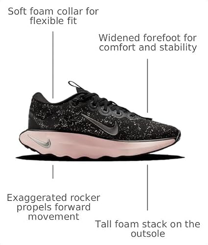 Nike Motiva SE - Women's (Black/Silt Red/MTLC Silver) Size 5
